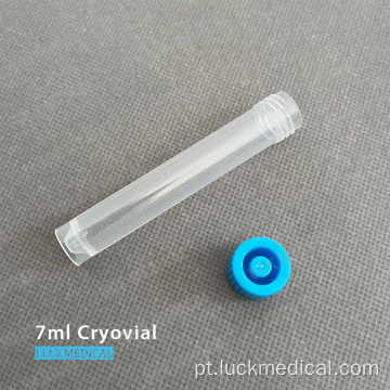 PC Plástico Cryovials 7ml Lab